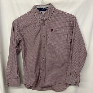 George Strait Wrangler Button Up Shirt size large